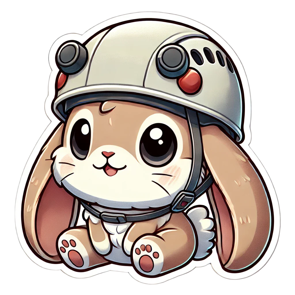Crag Bunny - Sticker