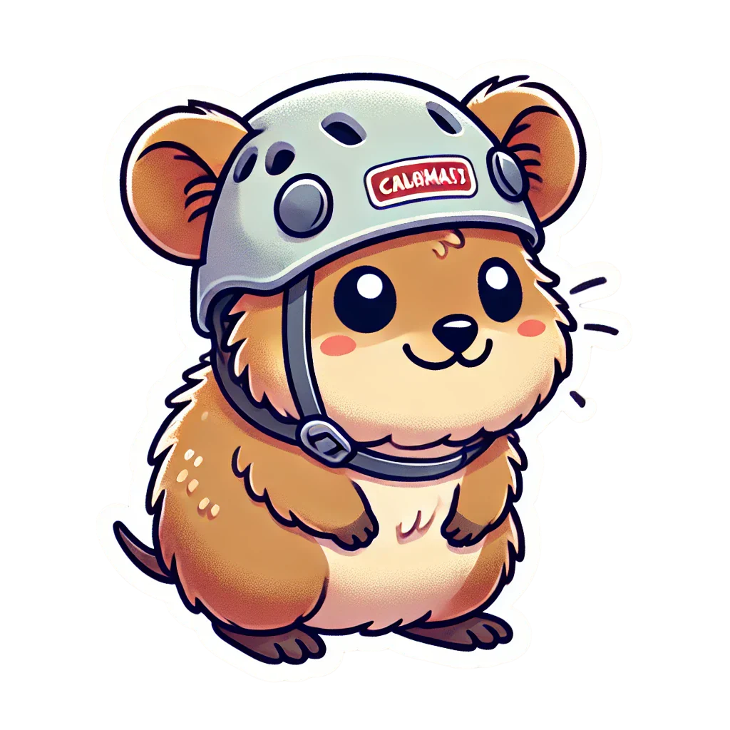 Crag Hamster - Sticker