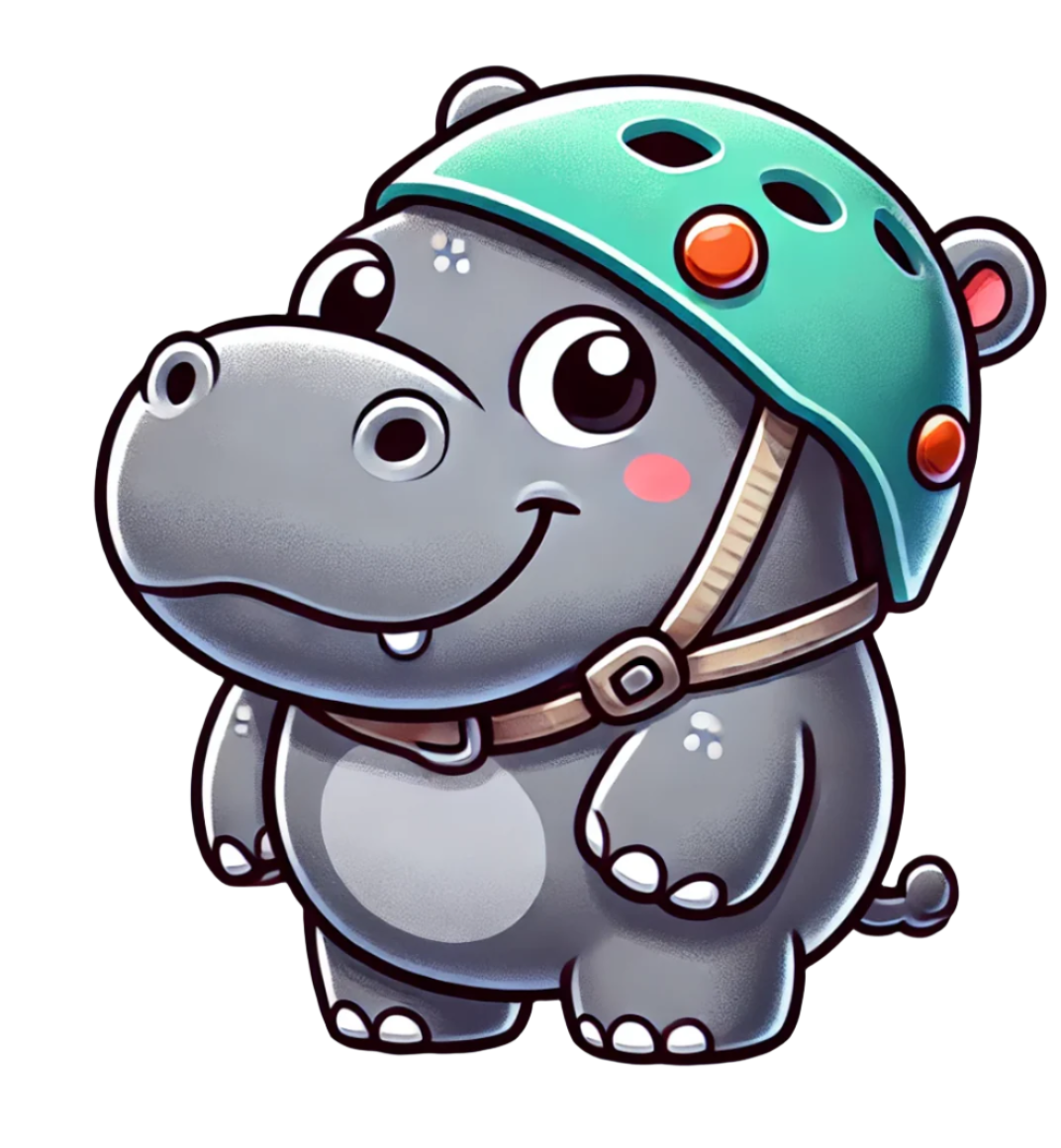 Crag Hippo - Sticker