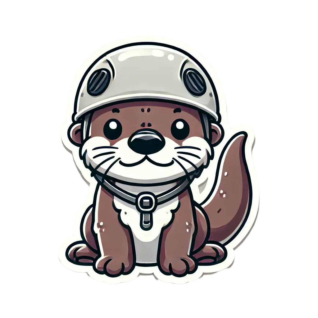 Crag Otter - Sticker