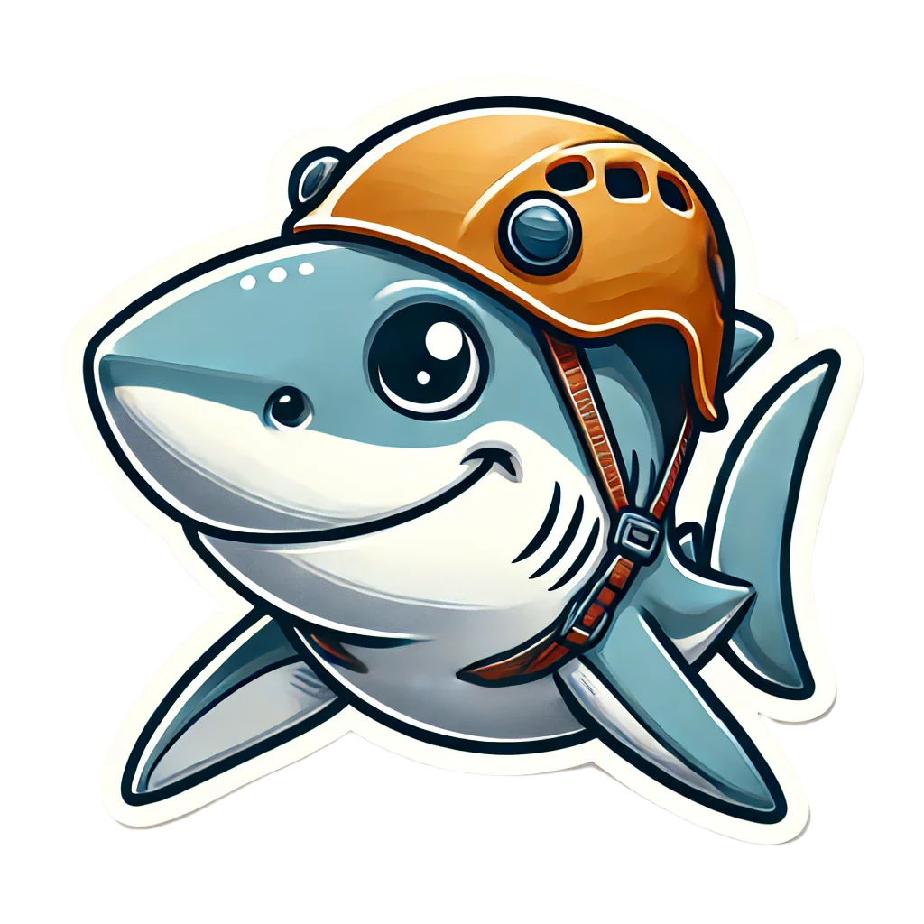 Crag Shark - Sticker