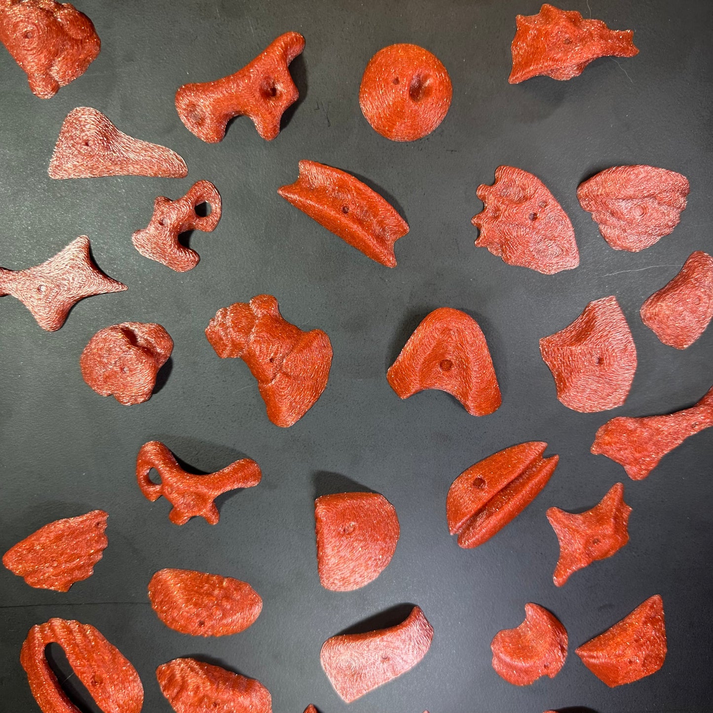 Sparkly Red - Mini Climbing Holds - Fridge Magnet