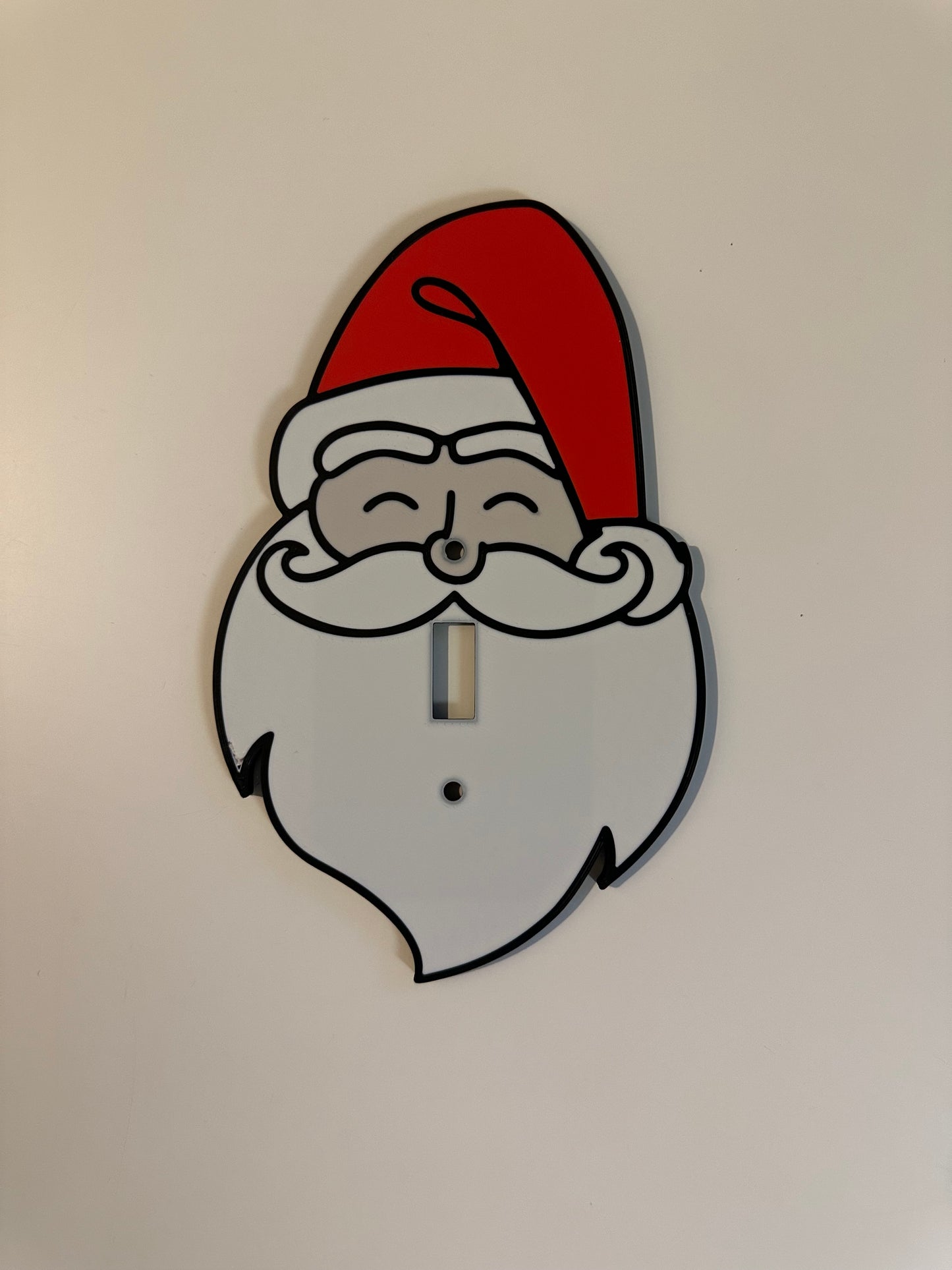 Santa Light Switch Cover