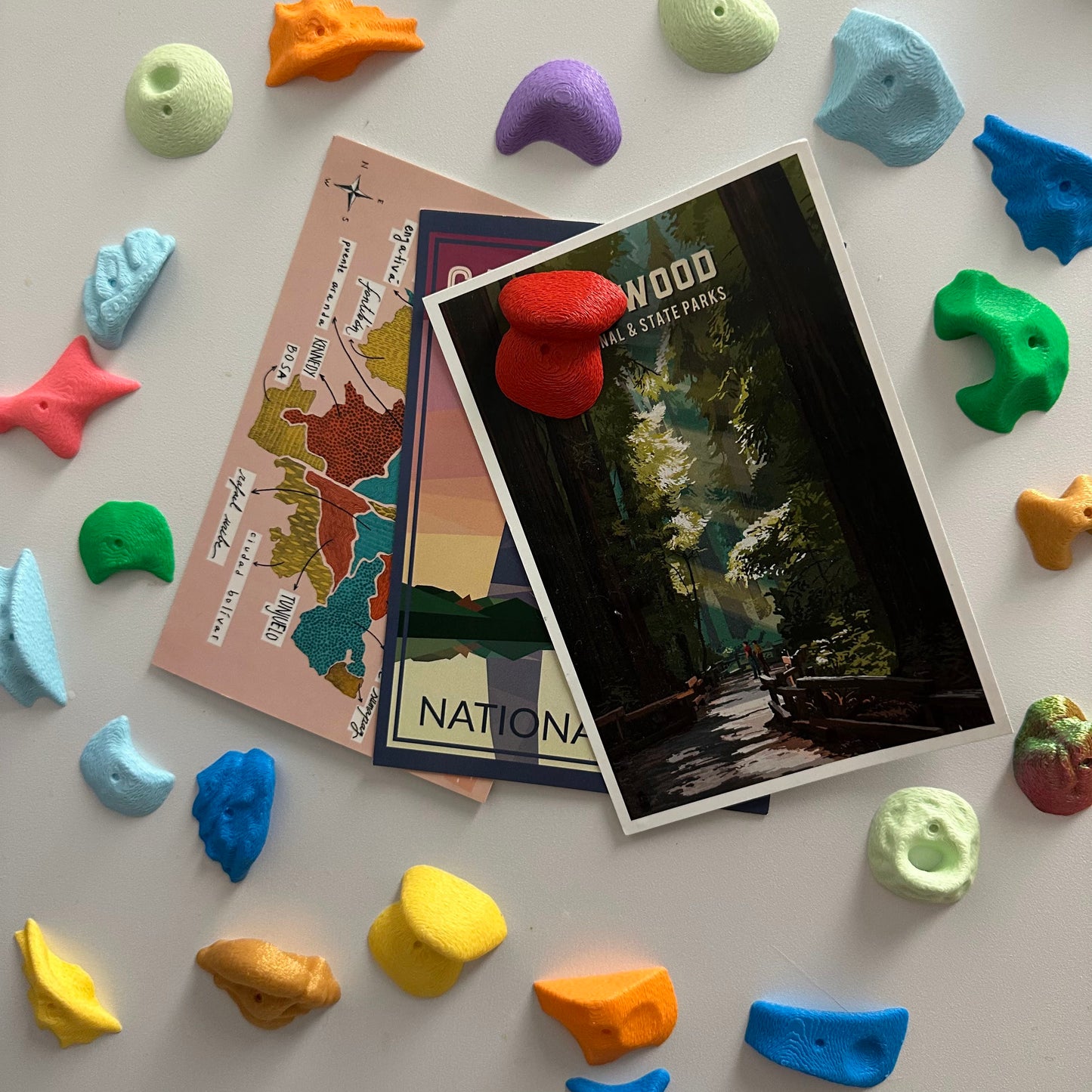 Mini Climbing Holds - Fridge Magnet